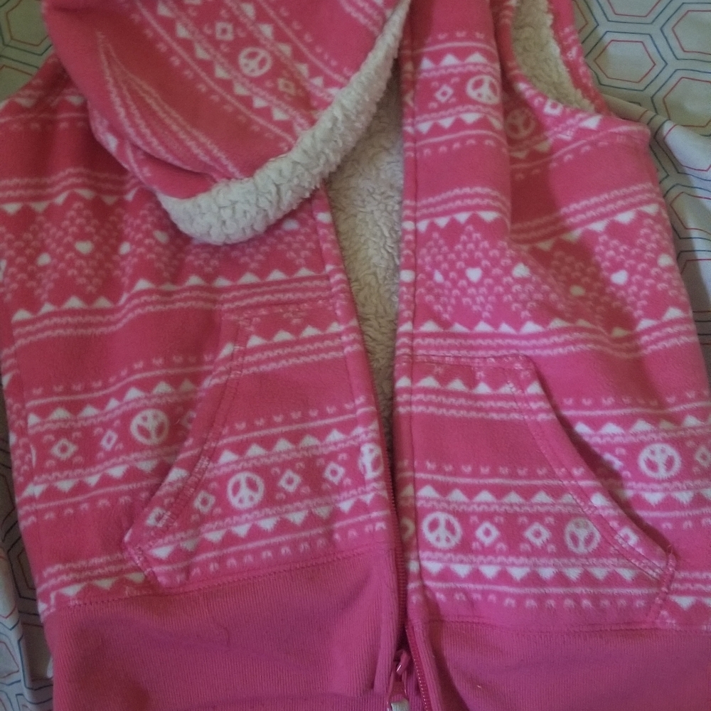 Pink Fuzzy Vest
